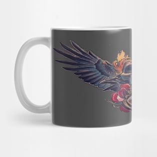 SKULL AND WINGS ILLUSTRATION Mug